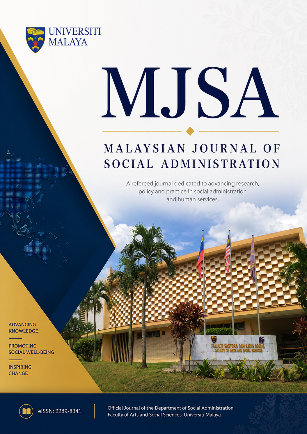					View Vol. 8 No. 1 (2011): The Malaysian Journal of Social Administration
				