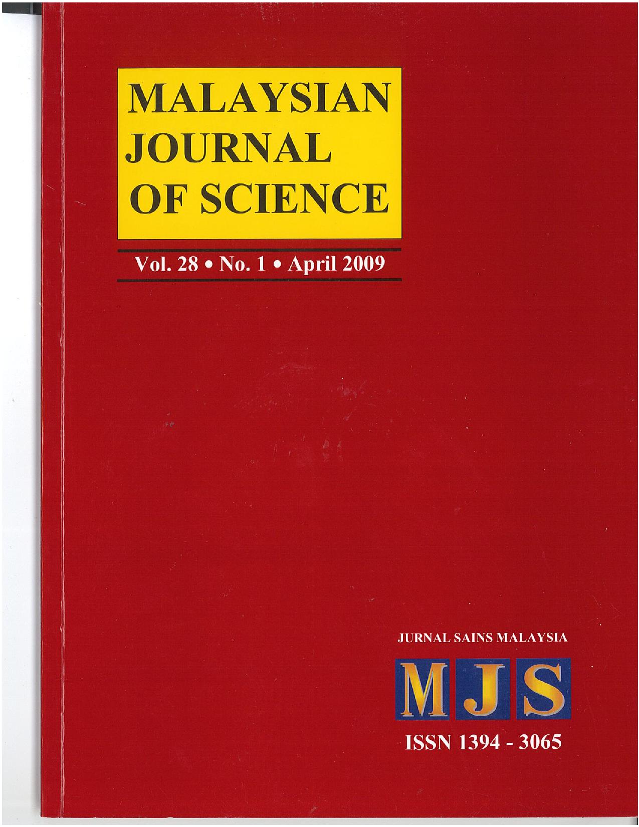 					View Vol. 28 No. 1 (2009)
				